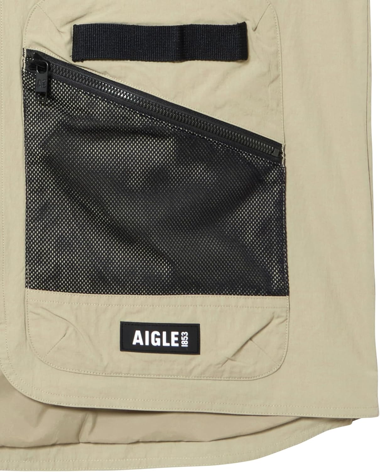 エーグル] ベスト [公式] 撥水マルチポケット ナイロンジレベスト